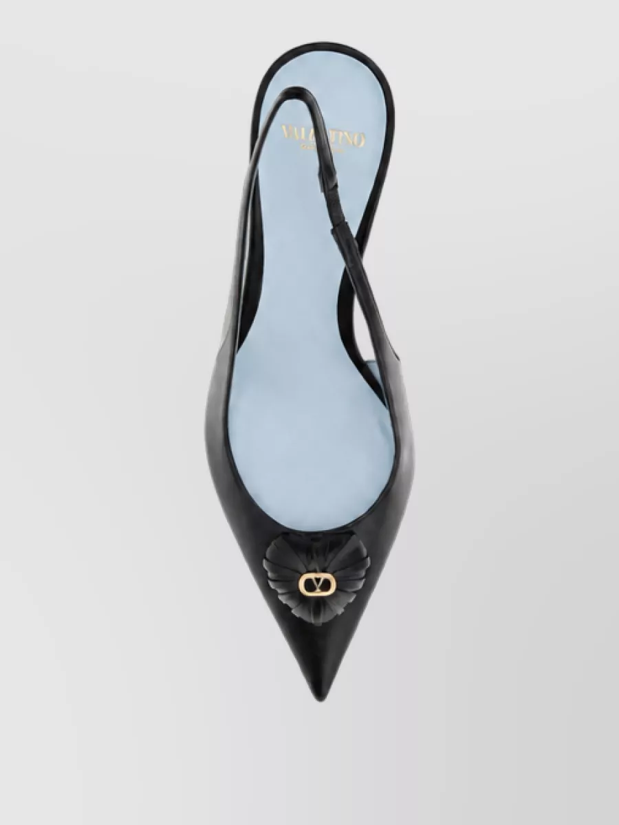 Valentino Garavani Leather Slingback Pumps