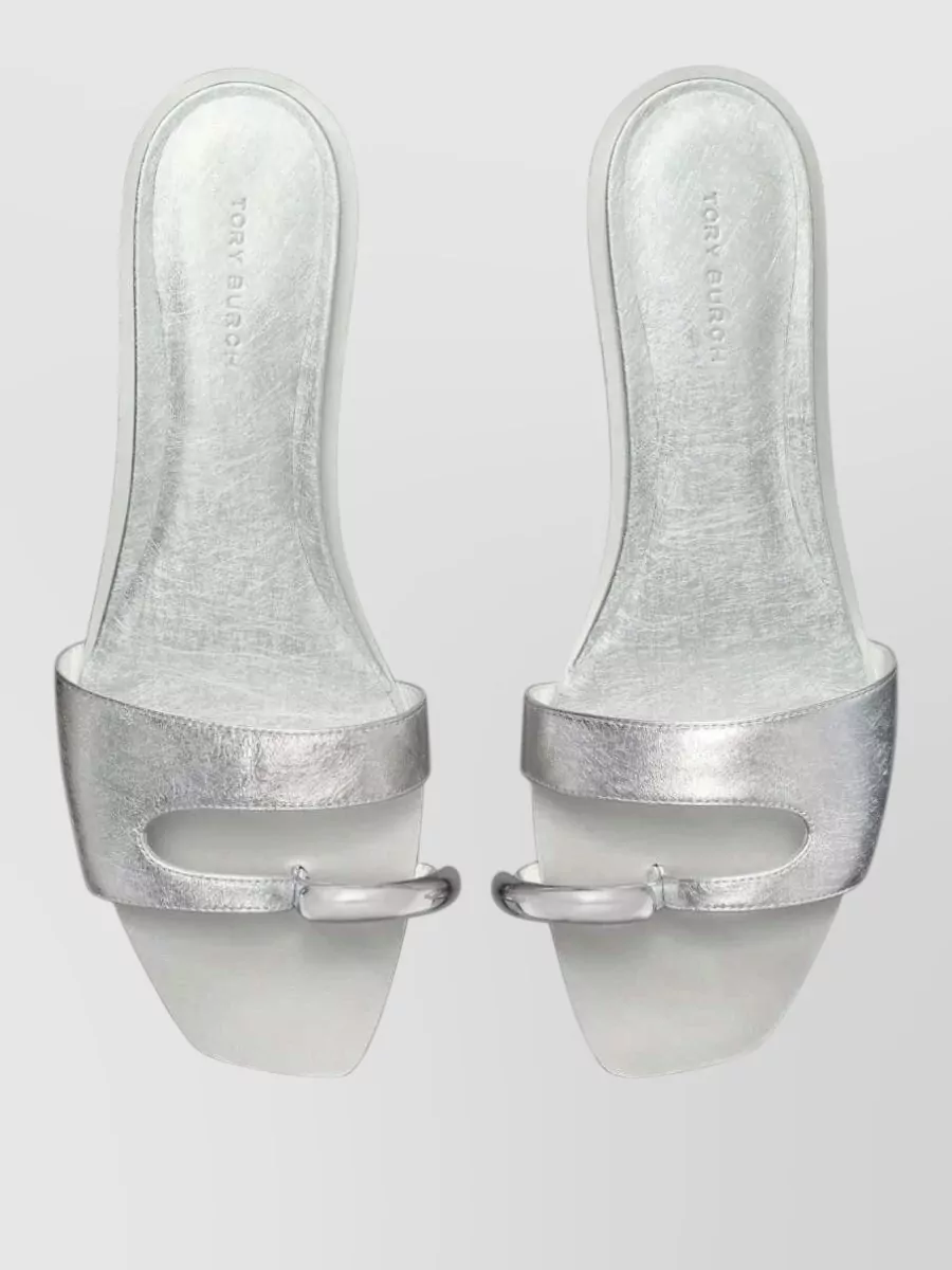 Tory Burch Leather Slide Sandals