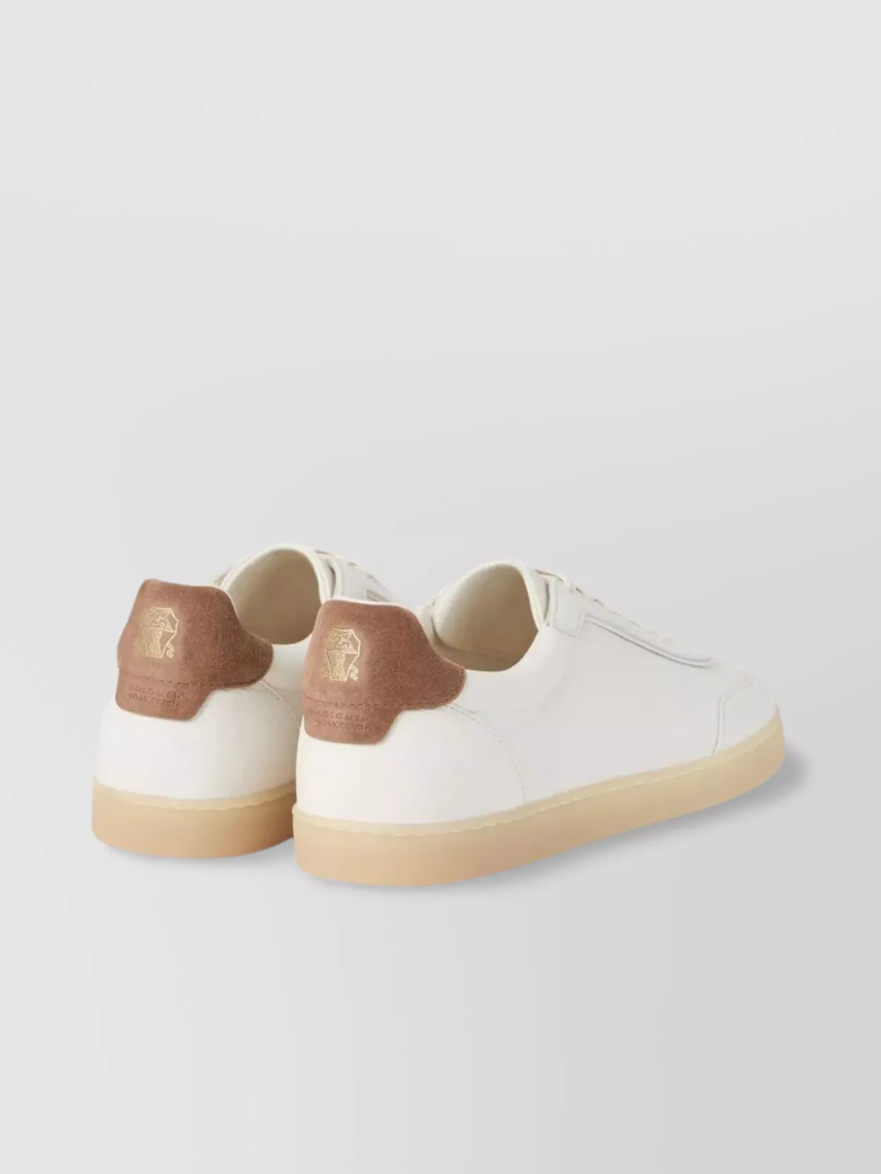 Brunello Cucinelli Leather Low-Top Sneakers Rubber Sole