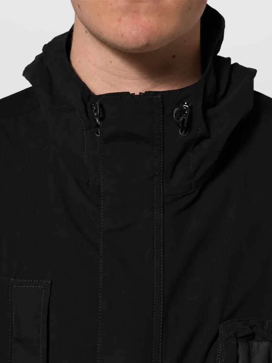 Dolce&Gabbana Nylon Hooded Padded Jacket