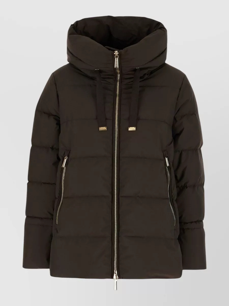 Moorer down hooded puffer jacket