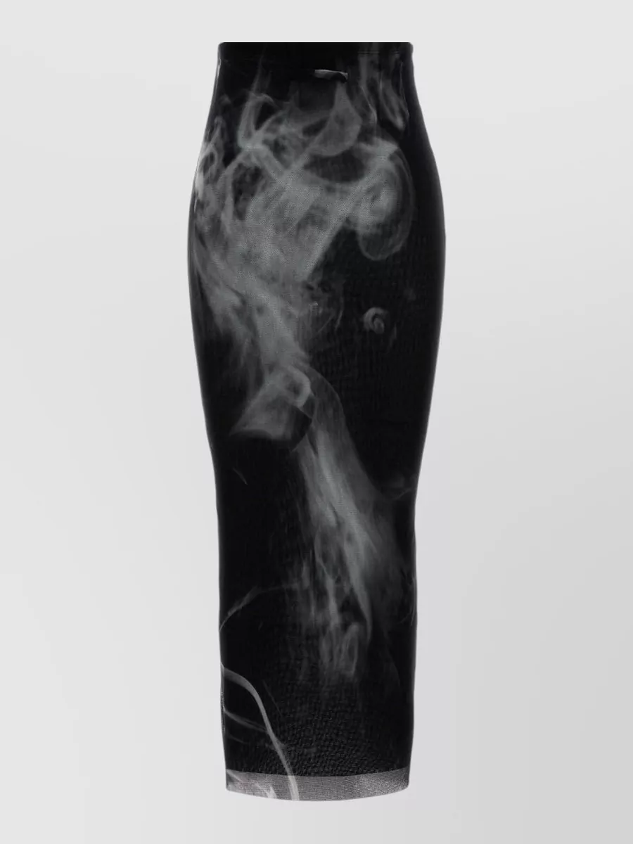 Jean Paul Gaultier Printed Pencil Skirt