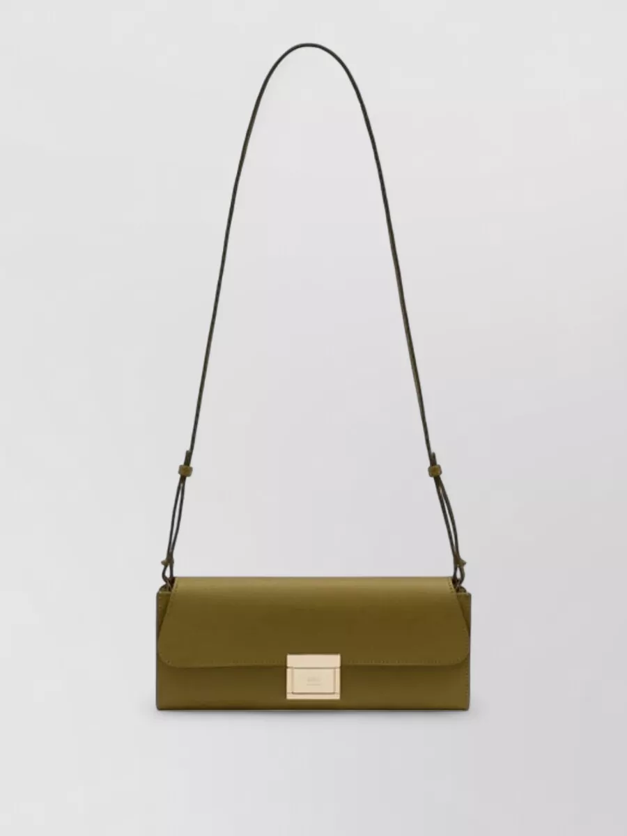 Ami Paris calfskin leather cross-body bag