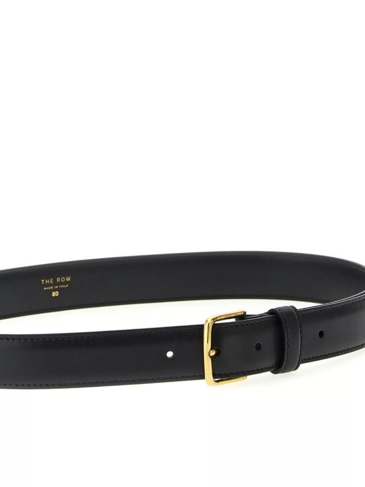 The Row Adjustable Belt With Smooth Finish And Buckle