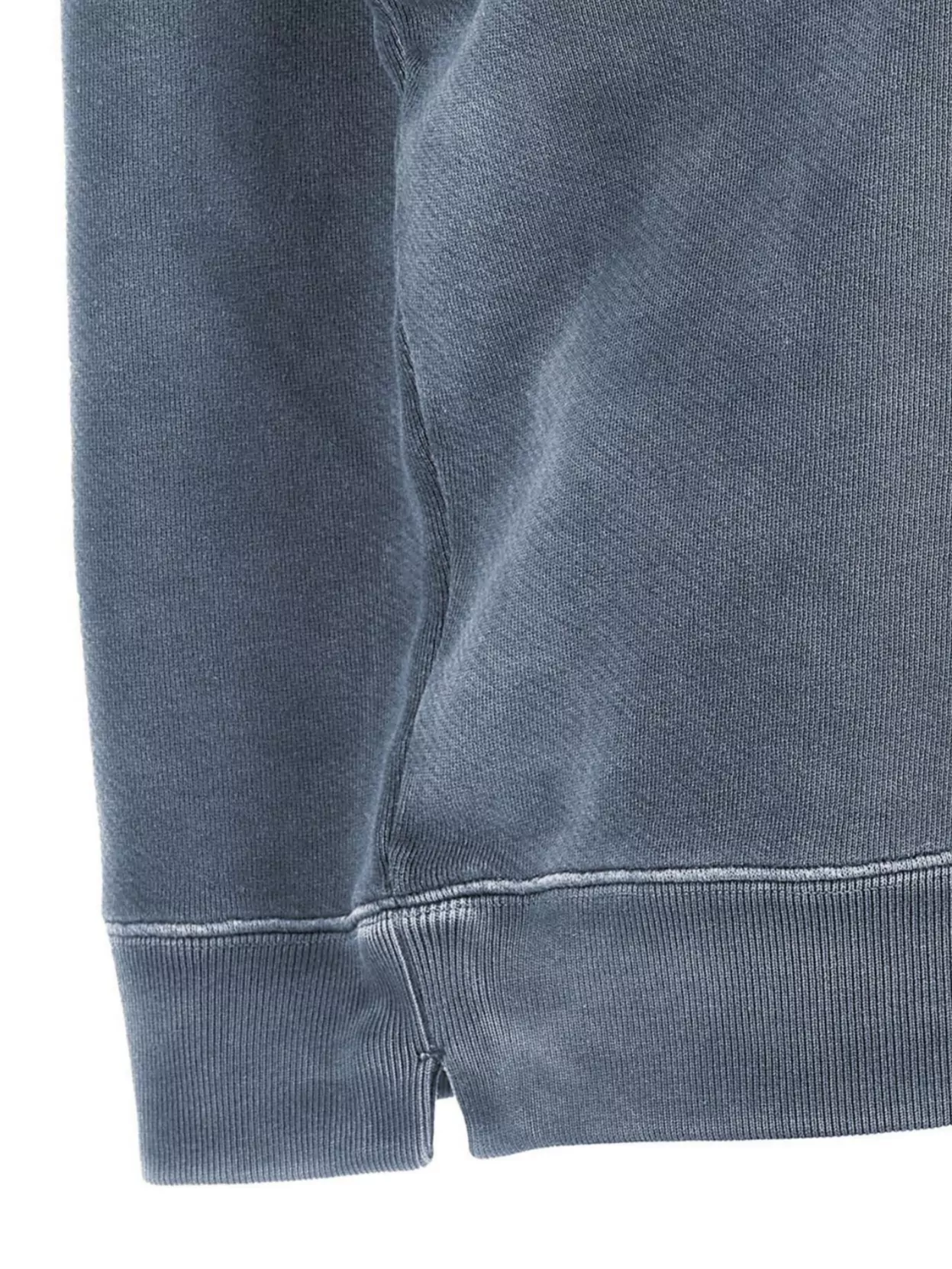 Off-White Crew Neck Long Sleeve Ribbed Sweatshirt