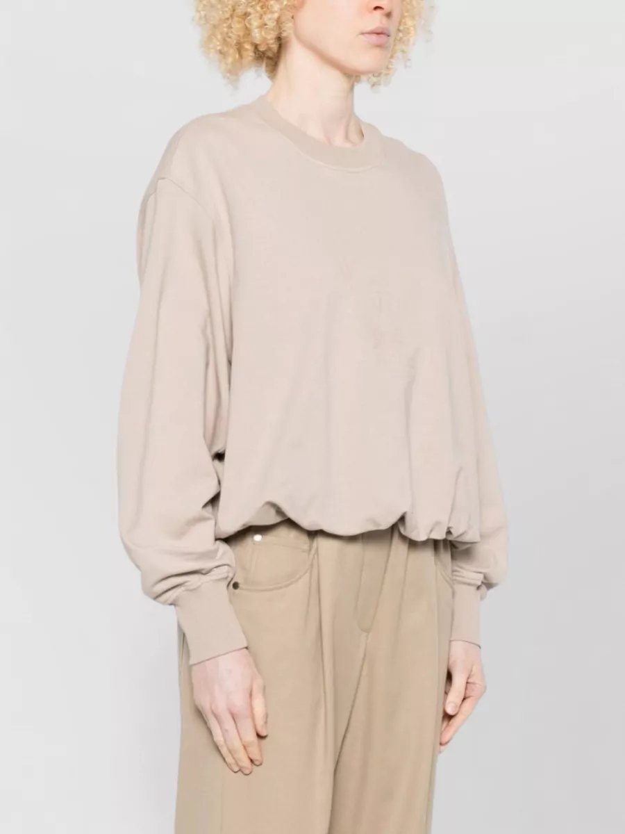 Brunello Cucinelli Graphic Print Cotton Crewneck Sweatshirt