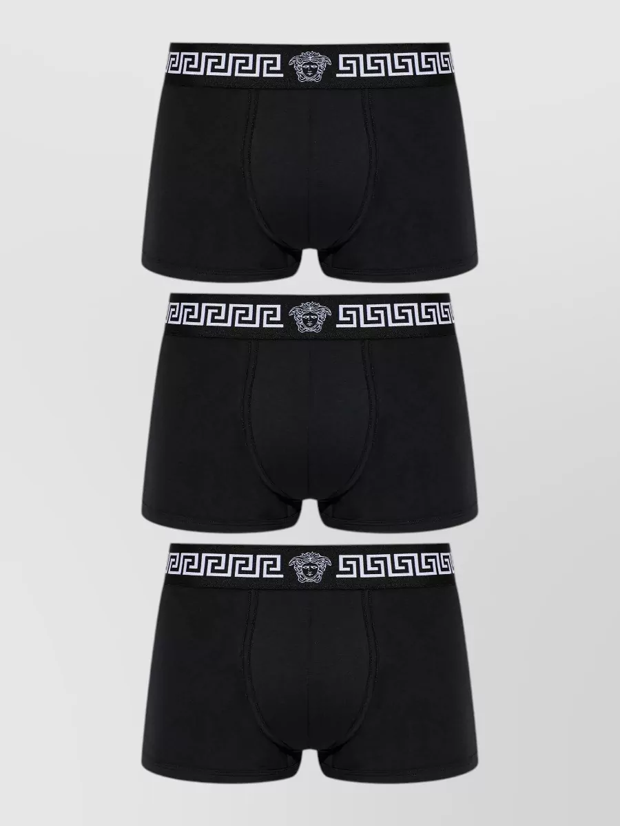 Versace tri-pack low-rise boxer briefs