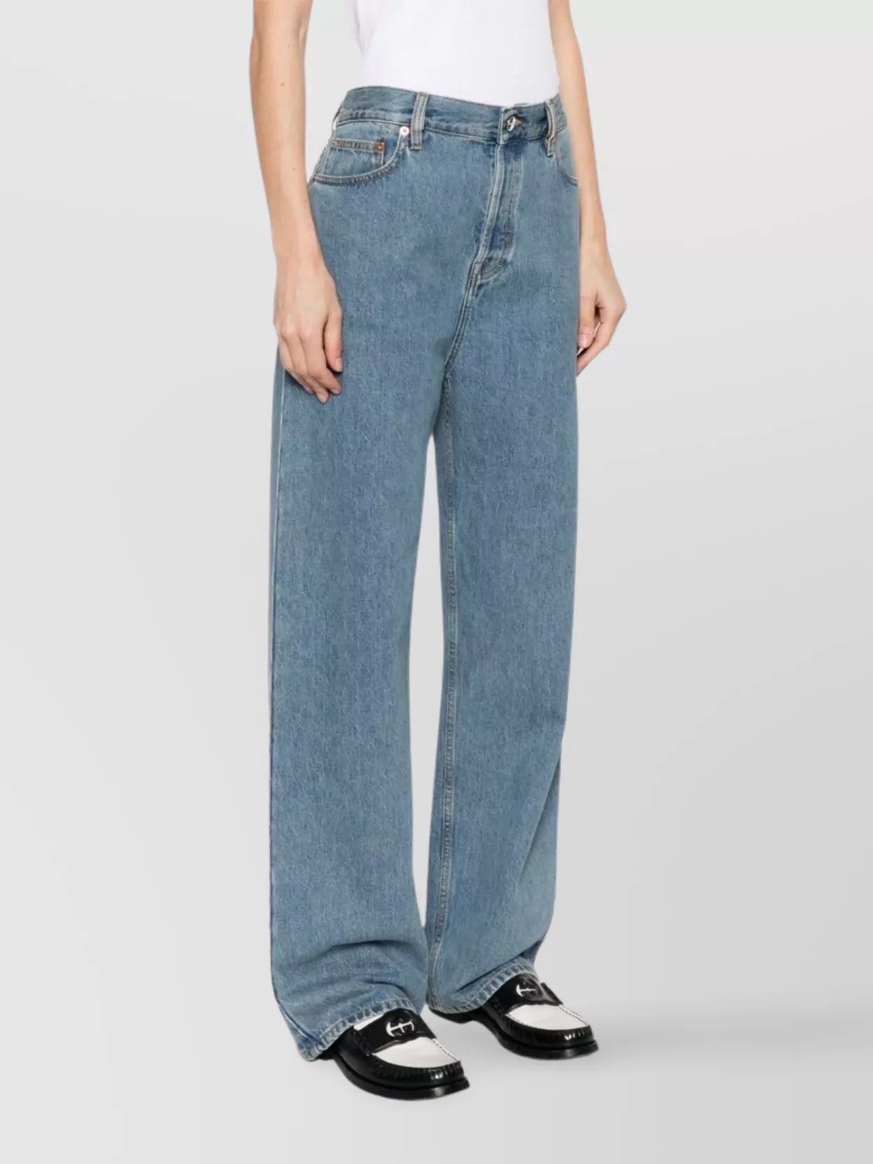 【送料&関税込】Gucci Wide Leg Jeans Gucci - Wide-leg jeans Denim - The Corner