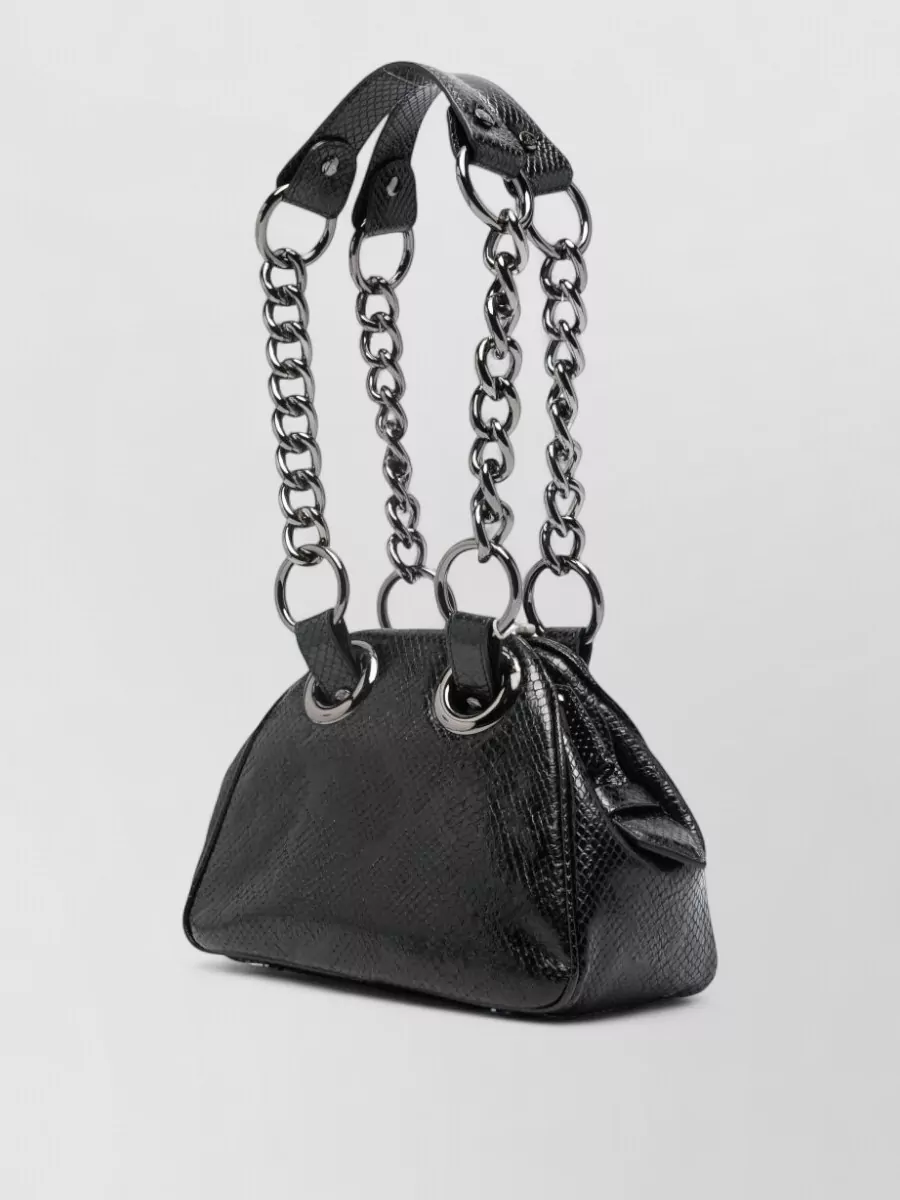 Vivienne Westwood Shoulder Bag Chain Detail Metallic Hardware
