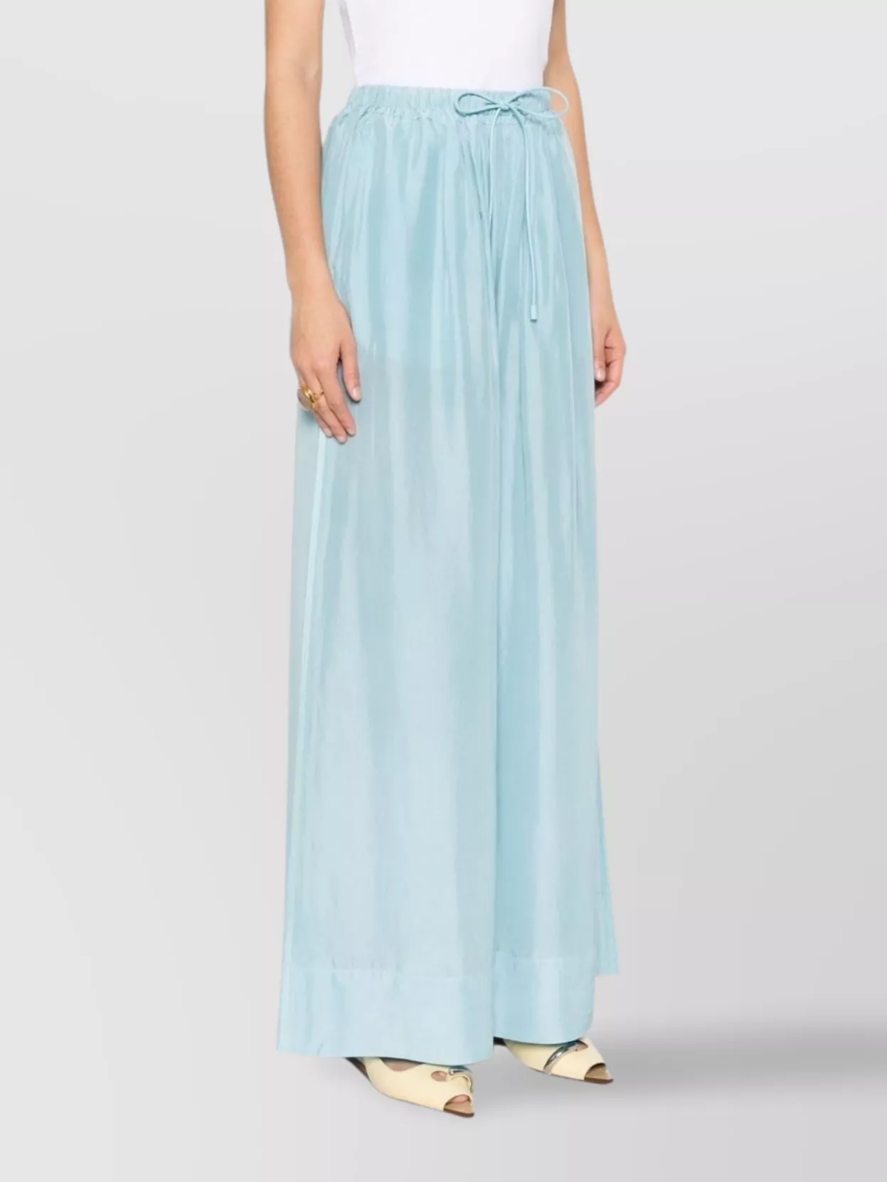 Forte Forte Women Silk Wide-leg Trousers