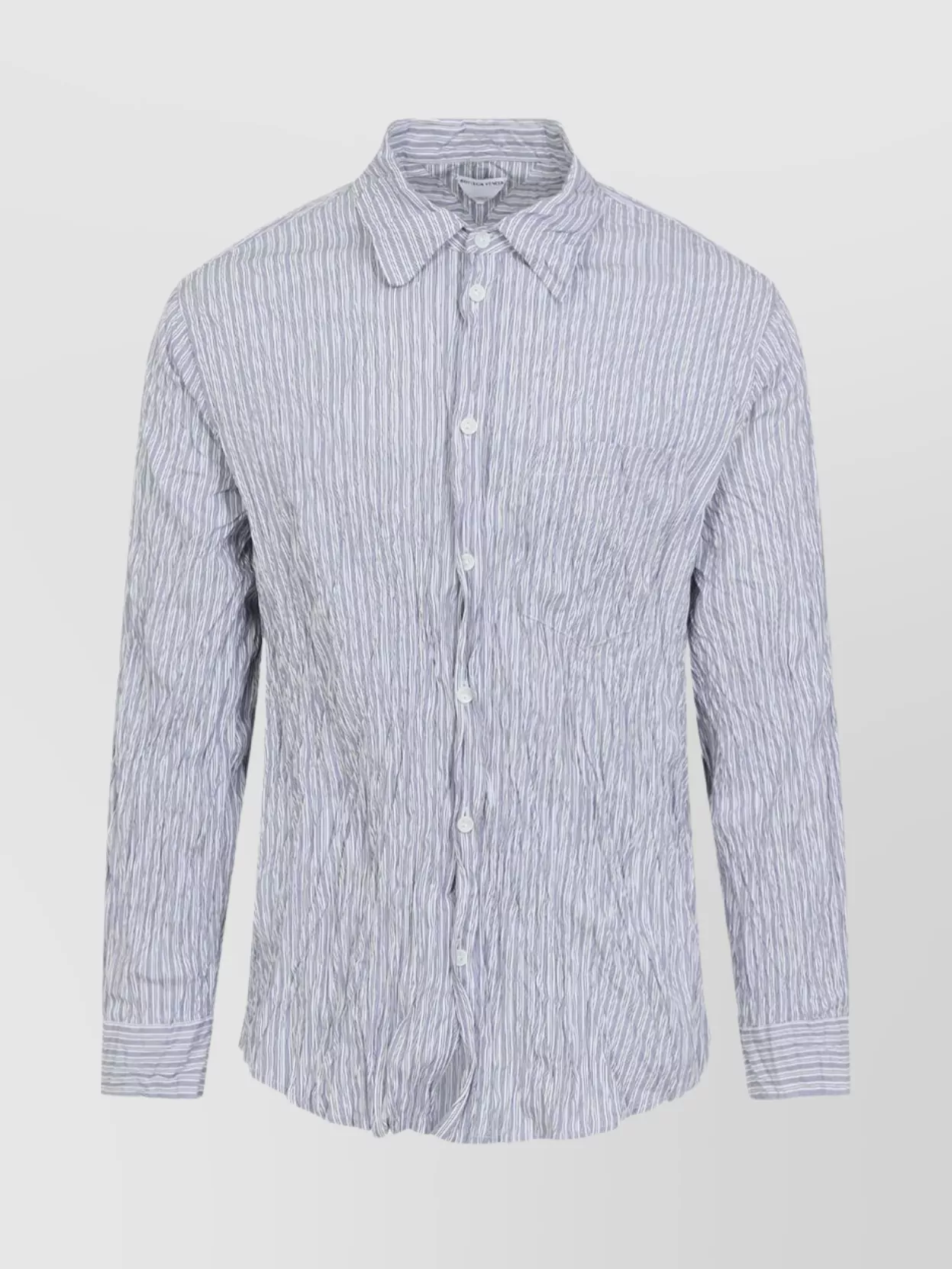 Bottega Veneta Striped Cotton Poplin Shirt