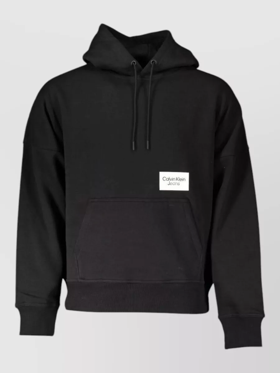 Calvin Klein cotton relaxed-fit hooded jacket