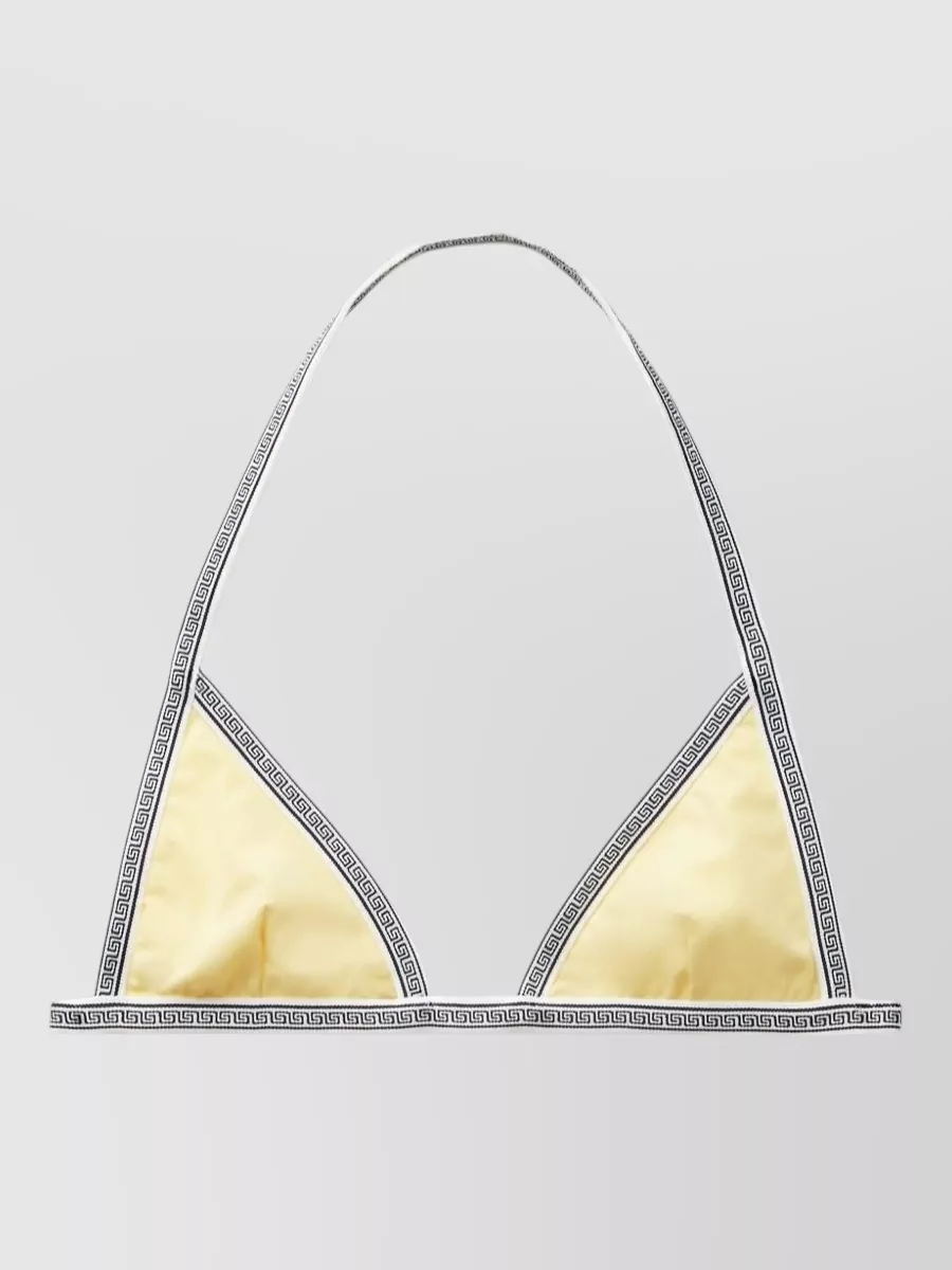 Versace triangle bikini top