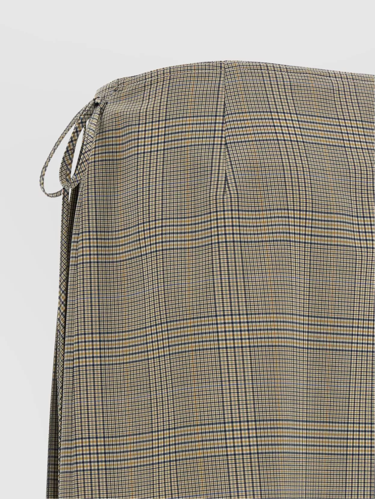 Marni 'Clement' Checked Pleated Knee-Length Skirt