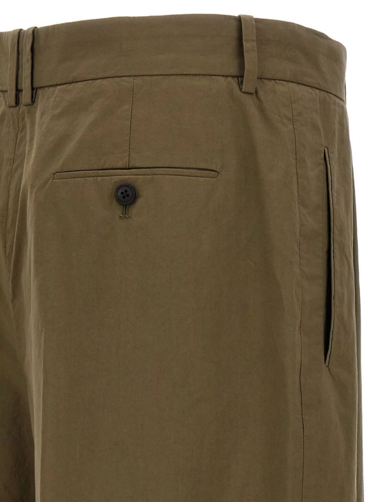 The Row Trousers Front Pleated Belt Loops In Brown