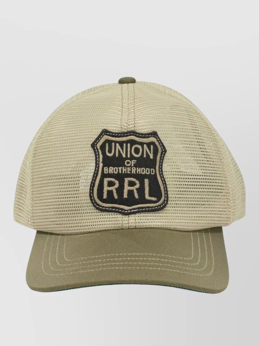 Rrl By Ralph Lauren logo trucker cap