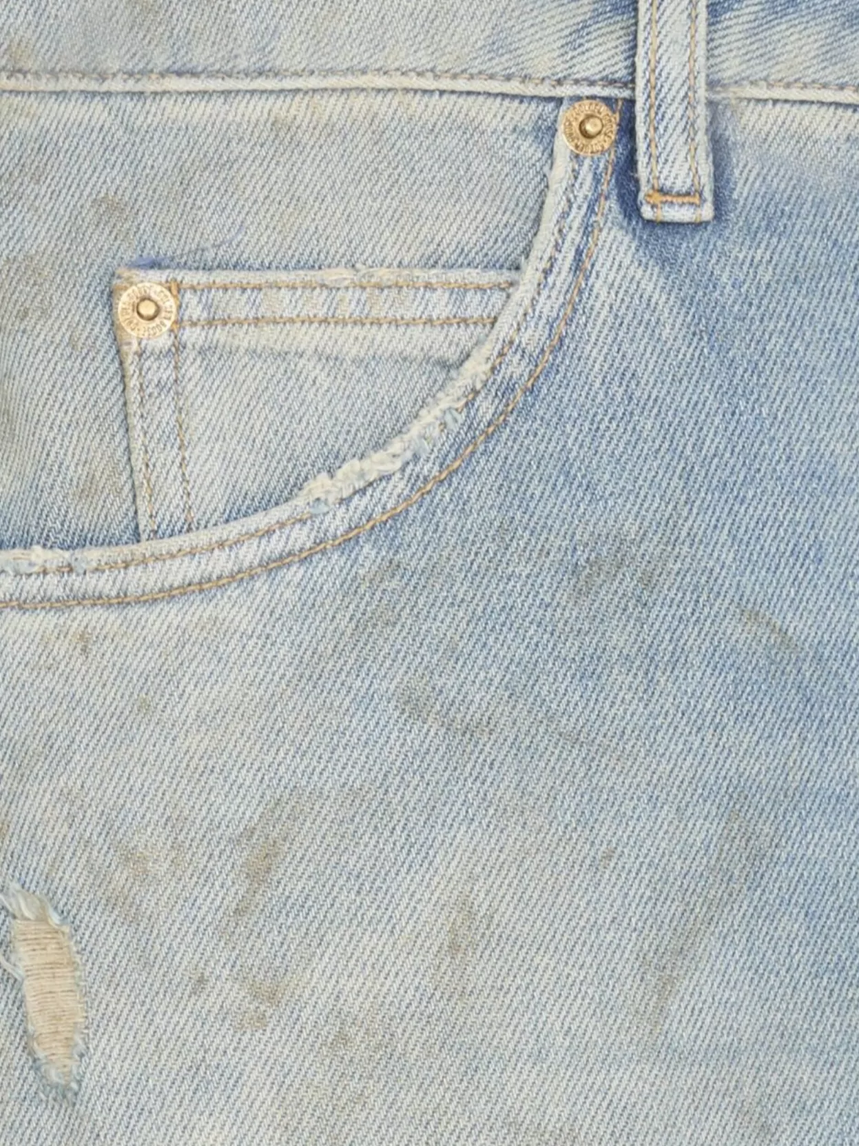 Golden Goose Straight Leg Cargo Pocket Jeans