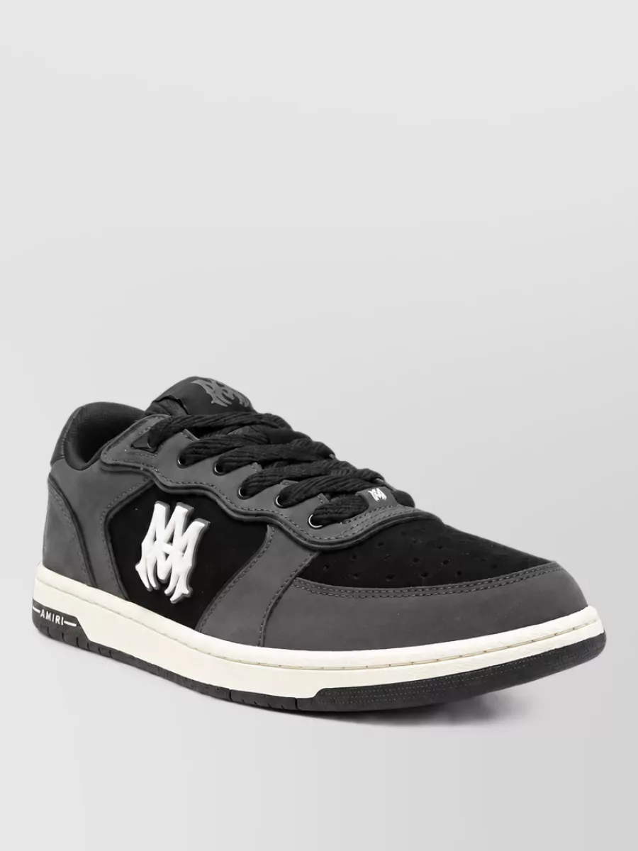 Amiri Leather Panelled Low-Top Sneakers