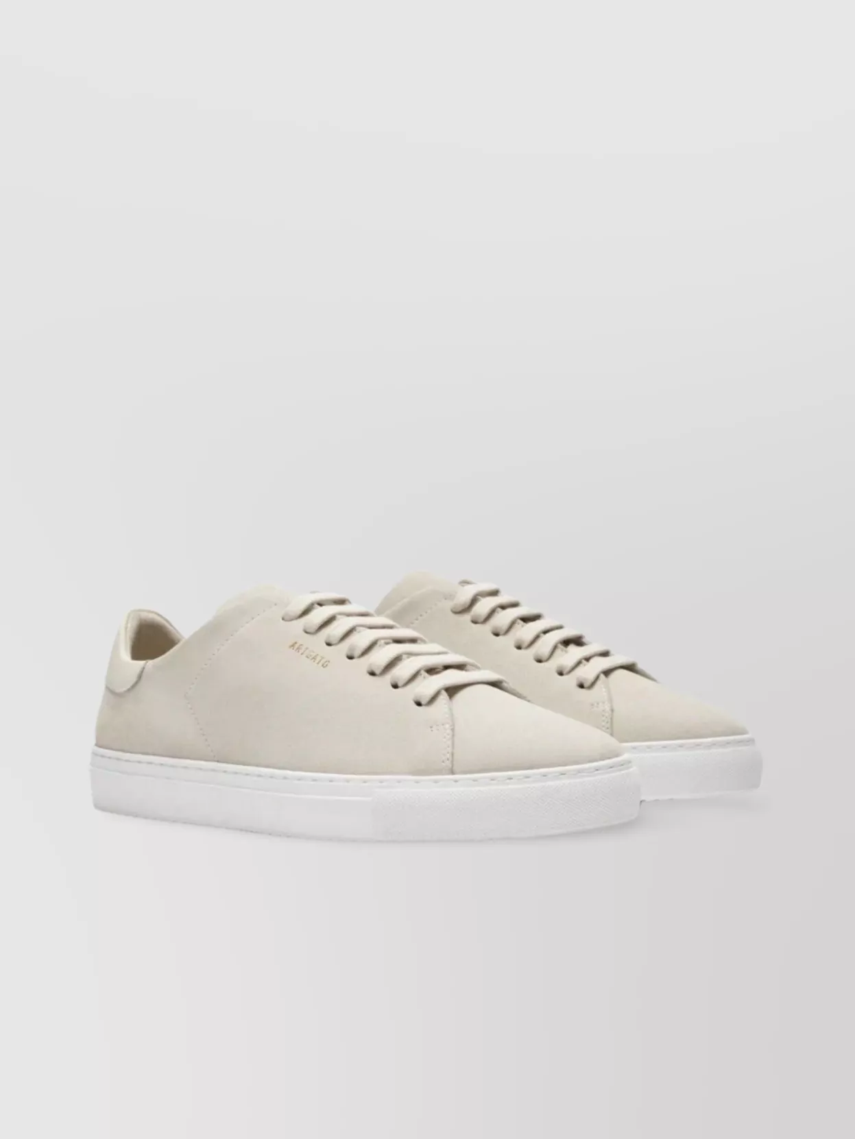 Axel Arigato Beige Clean 90 Suede Sneakers In Neutral
