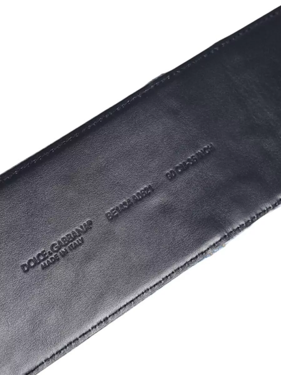 Dolce&Gabbana Two Tone Denim Belt