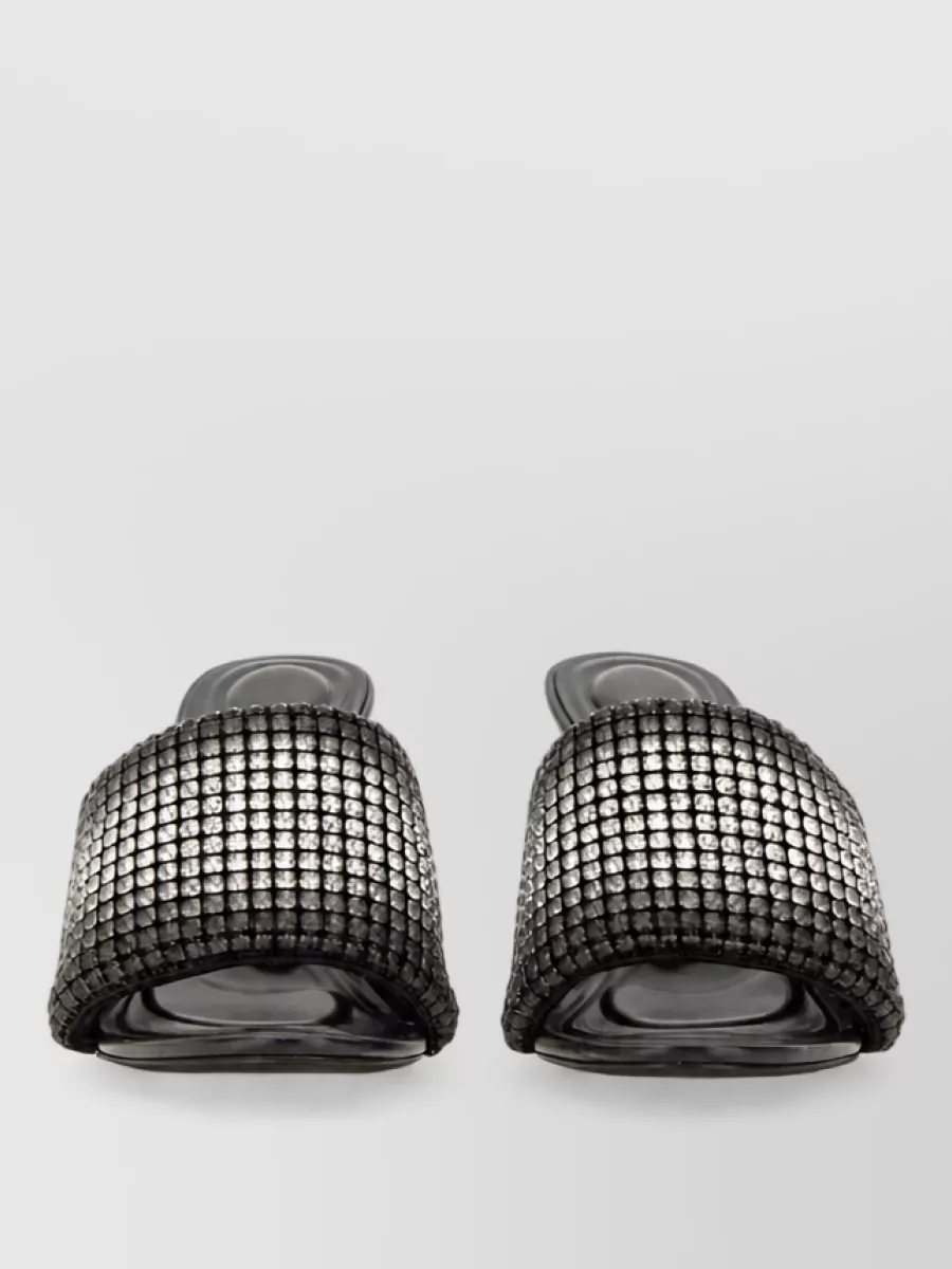 Alexander Wang crystal-embellished mules