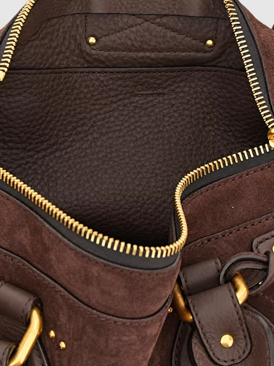 Chloé Paddington Suede Leather Tote Bag