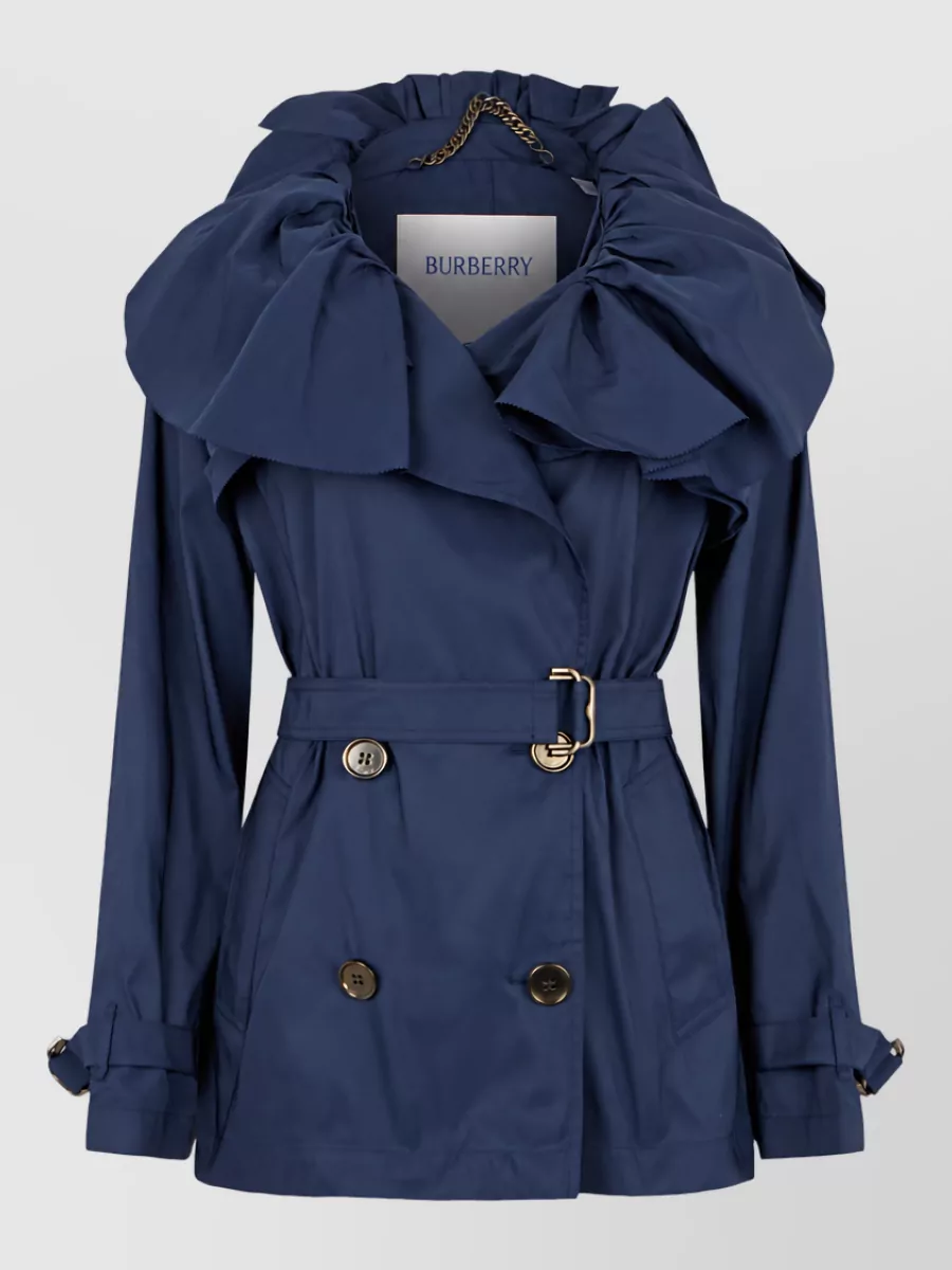 Burberry Belted short trench coat