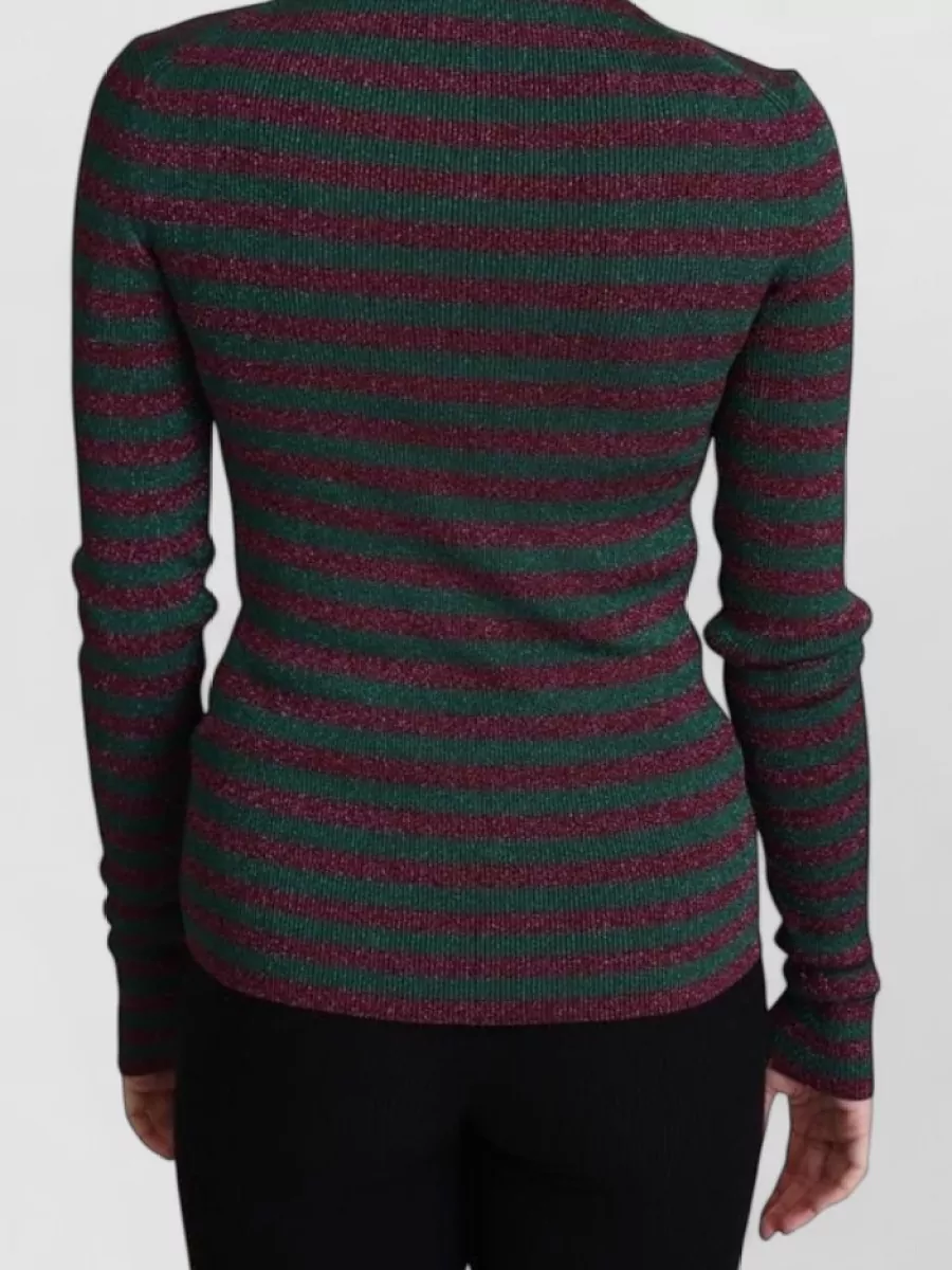 Dolce&Gabbana Striped Slim-Fit Crew-Neck Sweater
