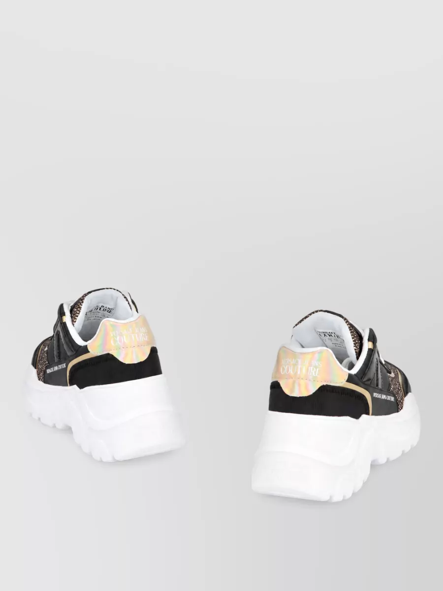 Versace Jeans Couture Leather Low-Top Sneakers