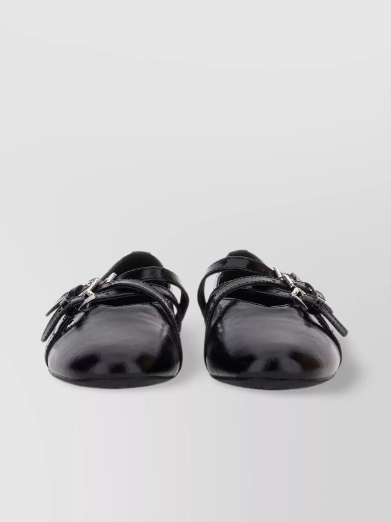 Michael Kors Flex Straps Glossy Ballerina Shoes