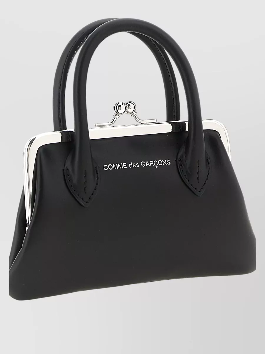 Comme Des Garçons Leather Kiss-Lock Wallet