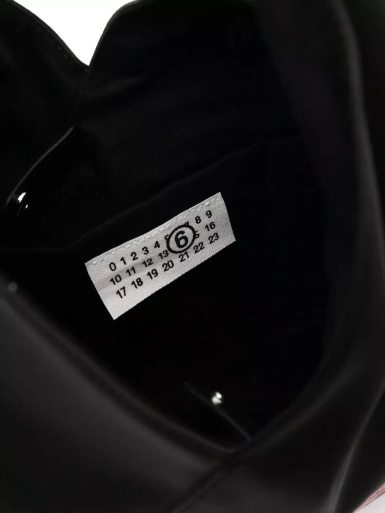 Mm6 Maison Margiela Japanese Small Leather Tote Bag