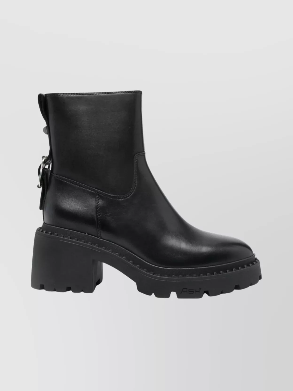 Ash Stylish Ankle Boots With Buckle And Chunky Sole