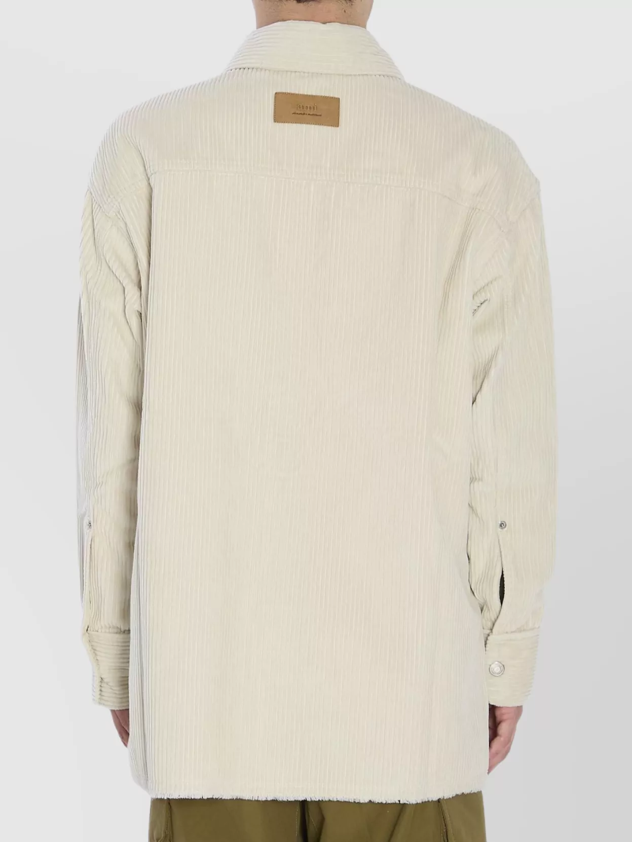 Ami Paris Oversized Corduroy Cotton Shirt