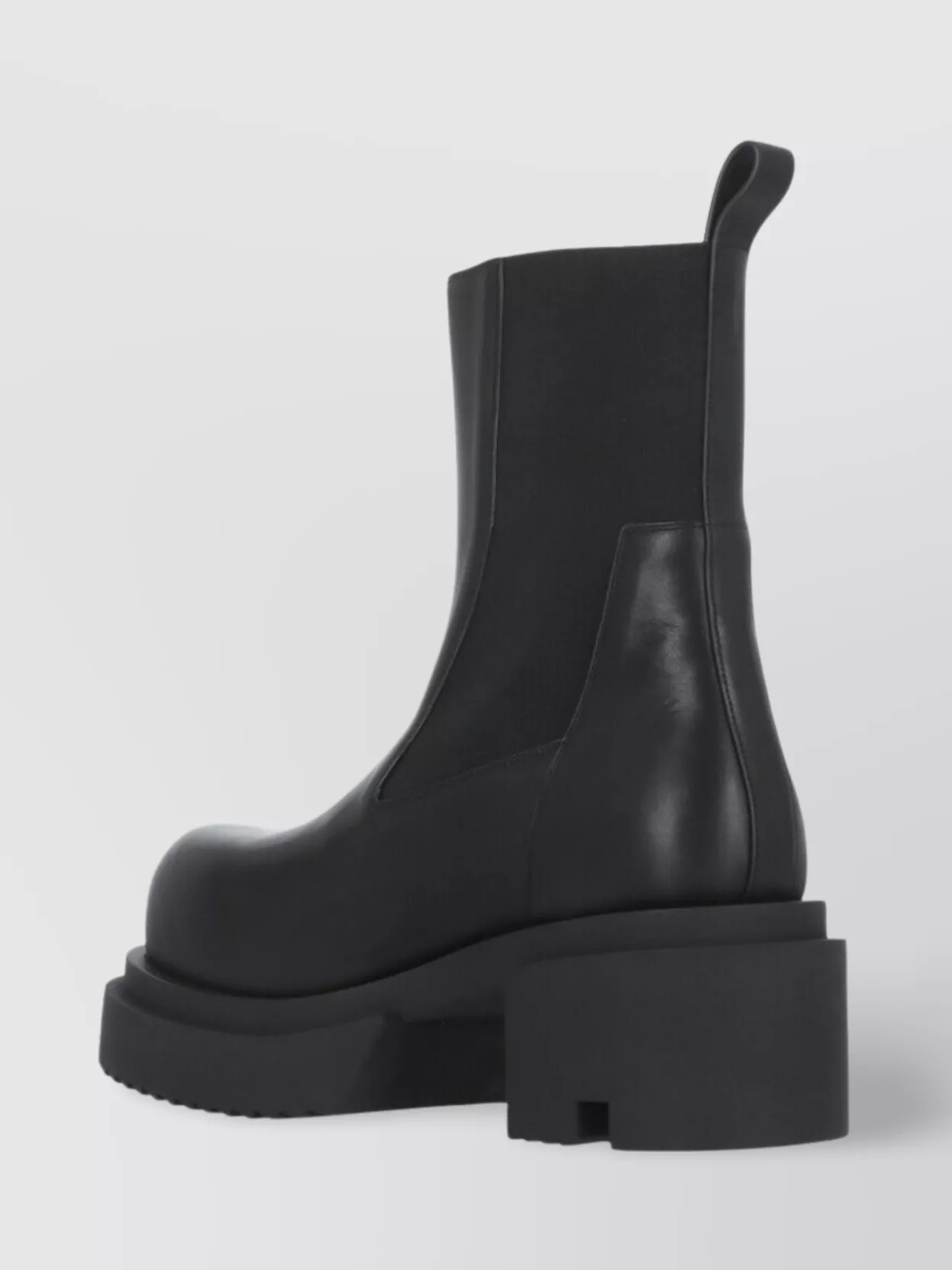 Rick Owens Women's Leather Chelsea Boots With Chunky Sole