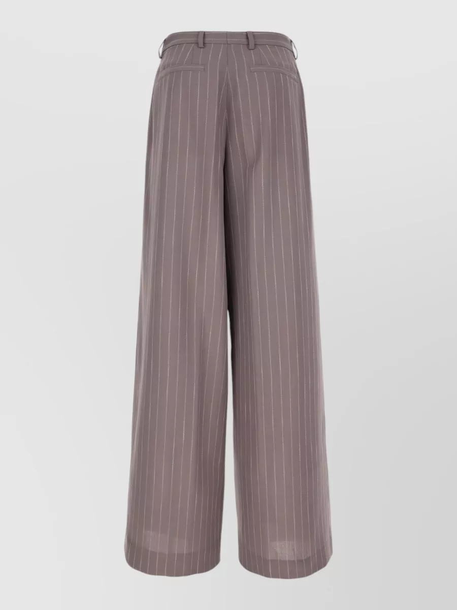 Dries Van Noten Embroidered wide-leg trousers