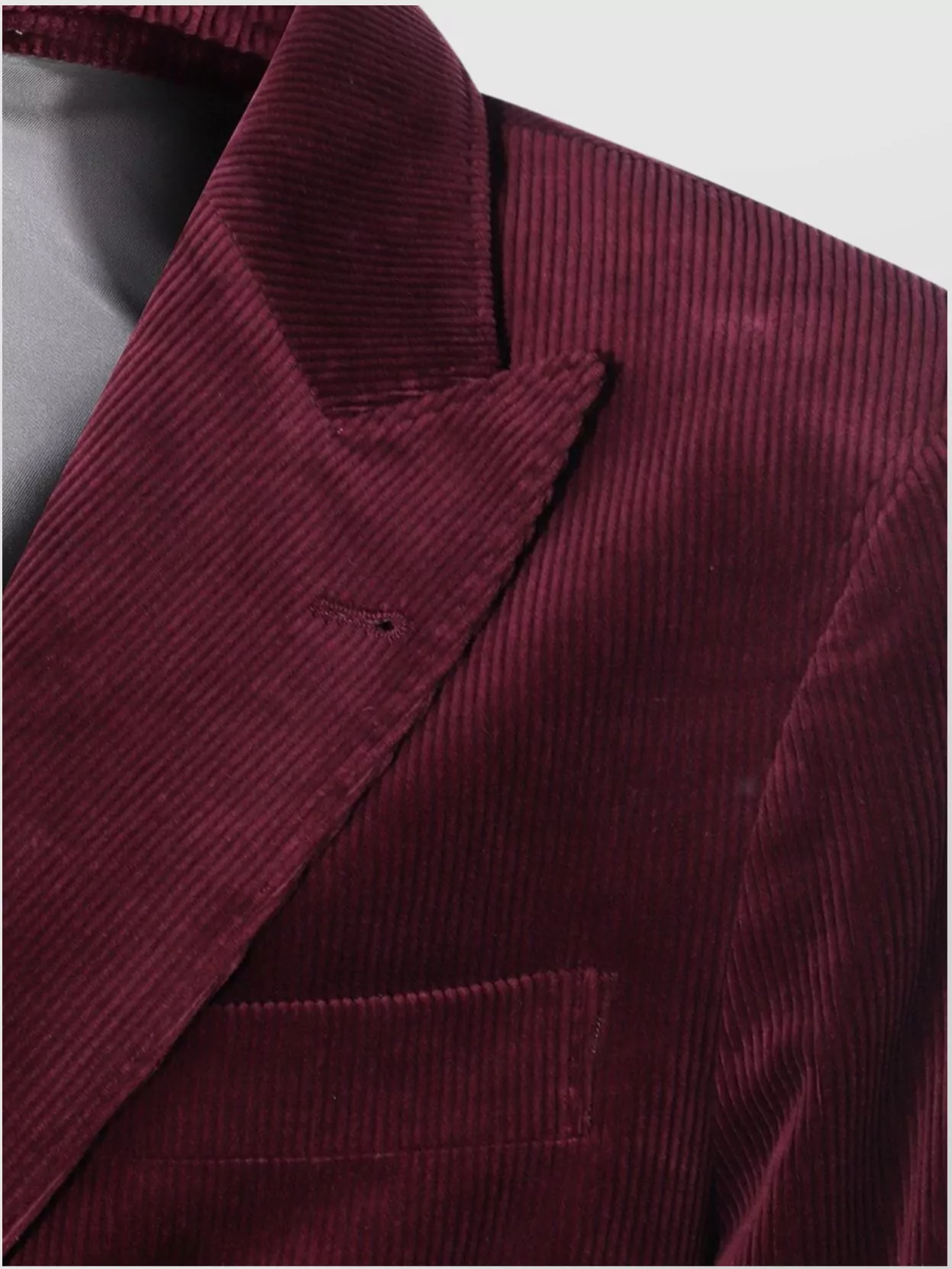 Brunello Cucinelli Velvet Double-Breasted Suit Button Detailing