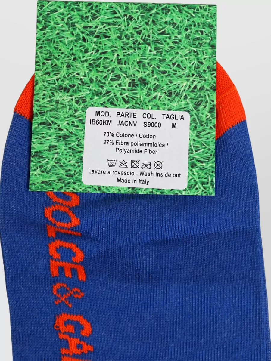 Dolce&Gabbana Cotton Mid Calf Socks
