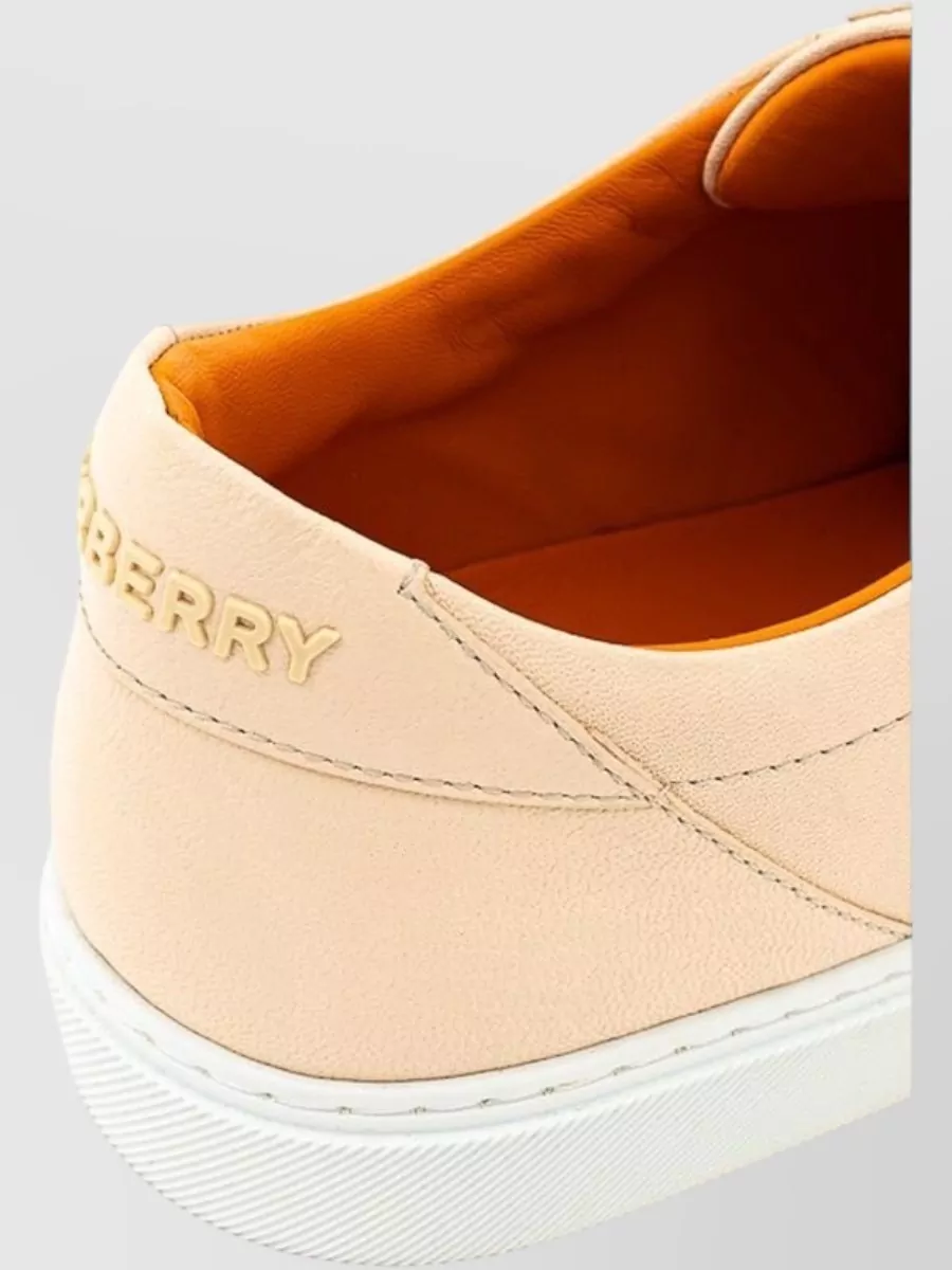 Burberry Leather Low-Top Sneakers