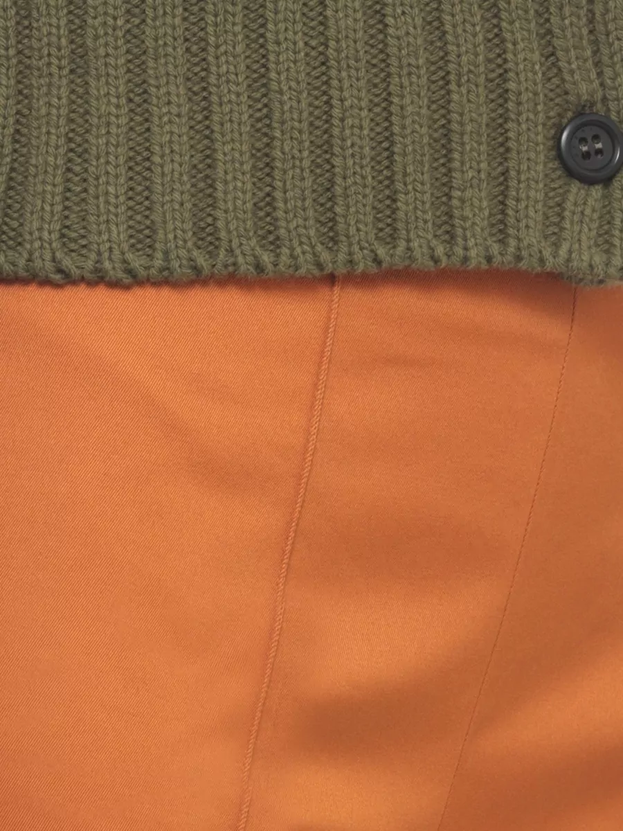Marni Ribbed Wool Knit Cardigan