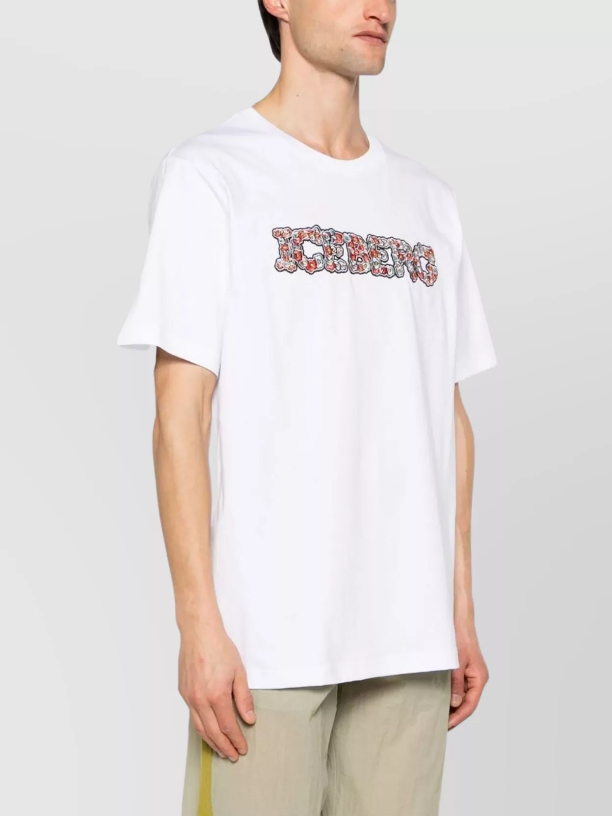 Iceberg Logo Graphic Short Sleeve T-Shirt