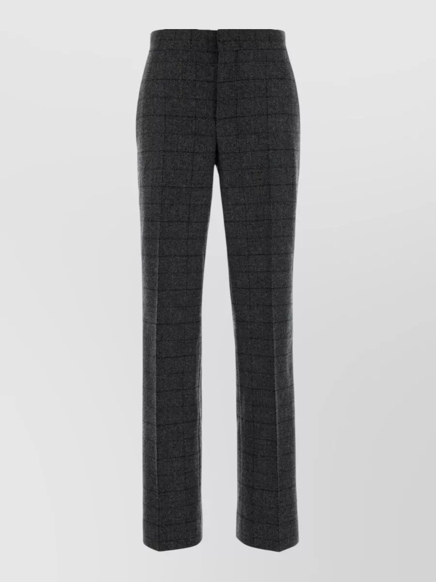 Moschino embroidered virgin wool suit trousers