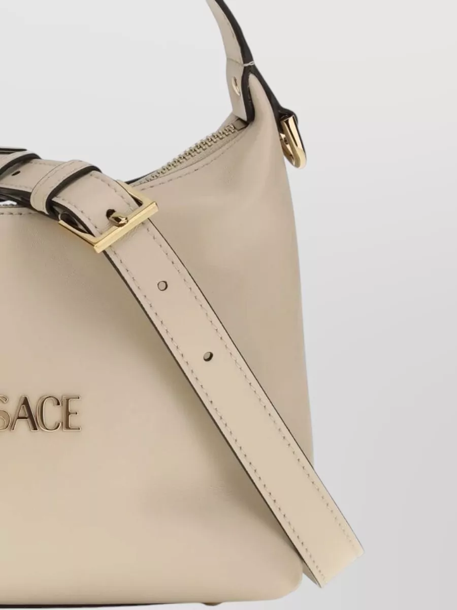 Versace Leather Bucket Bag