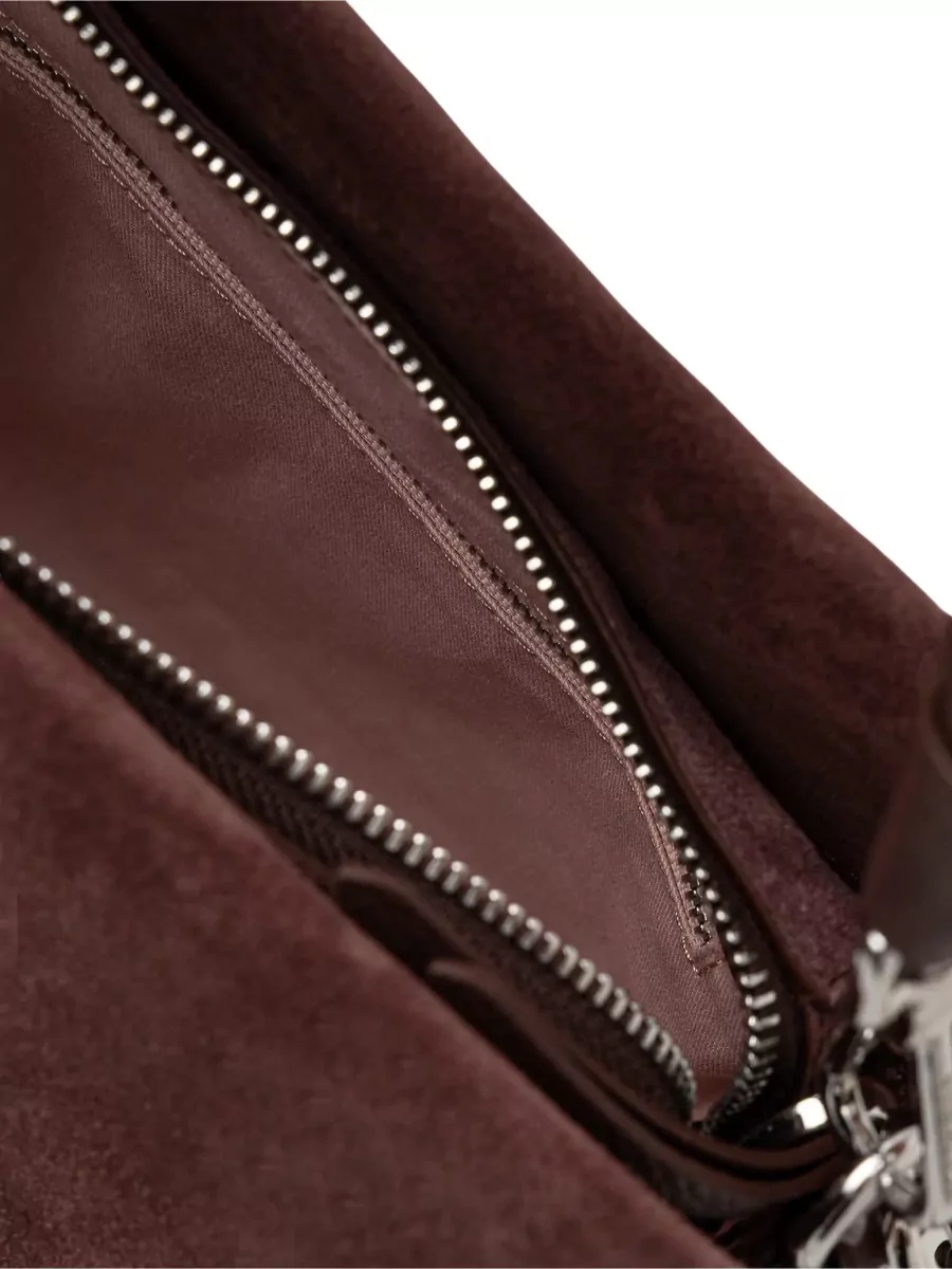 Coccinelle Leather Suede Clutch Bag