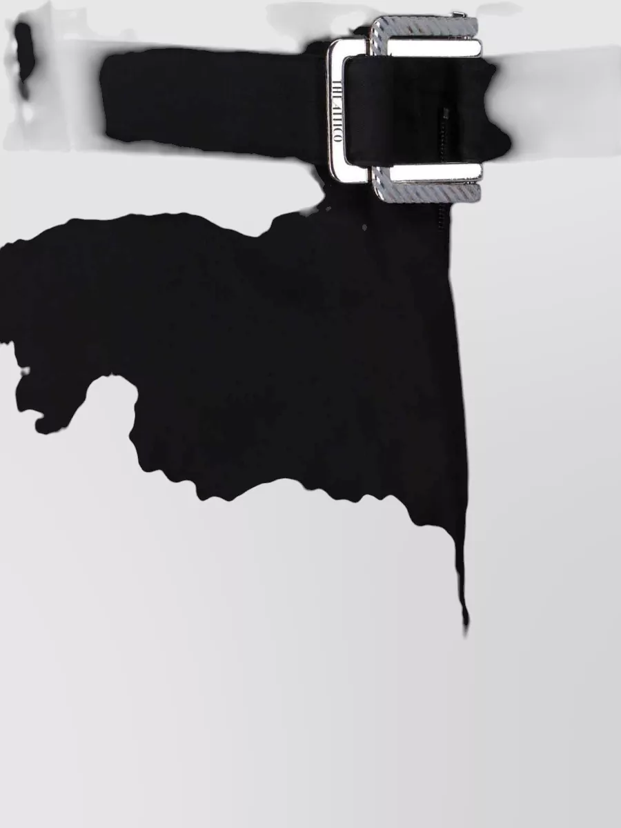 The Attico Belted Cargo Trousers Wide Leg Straps