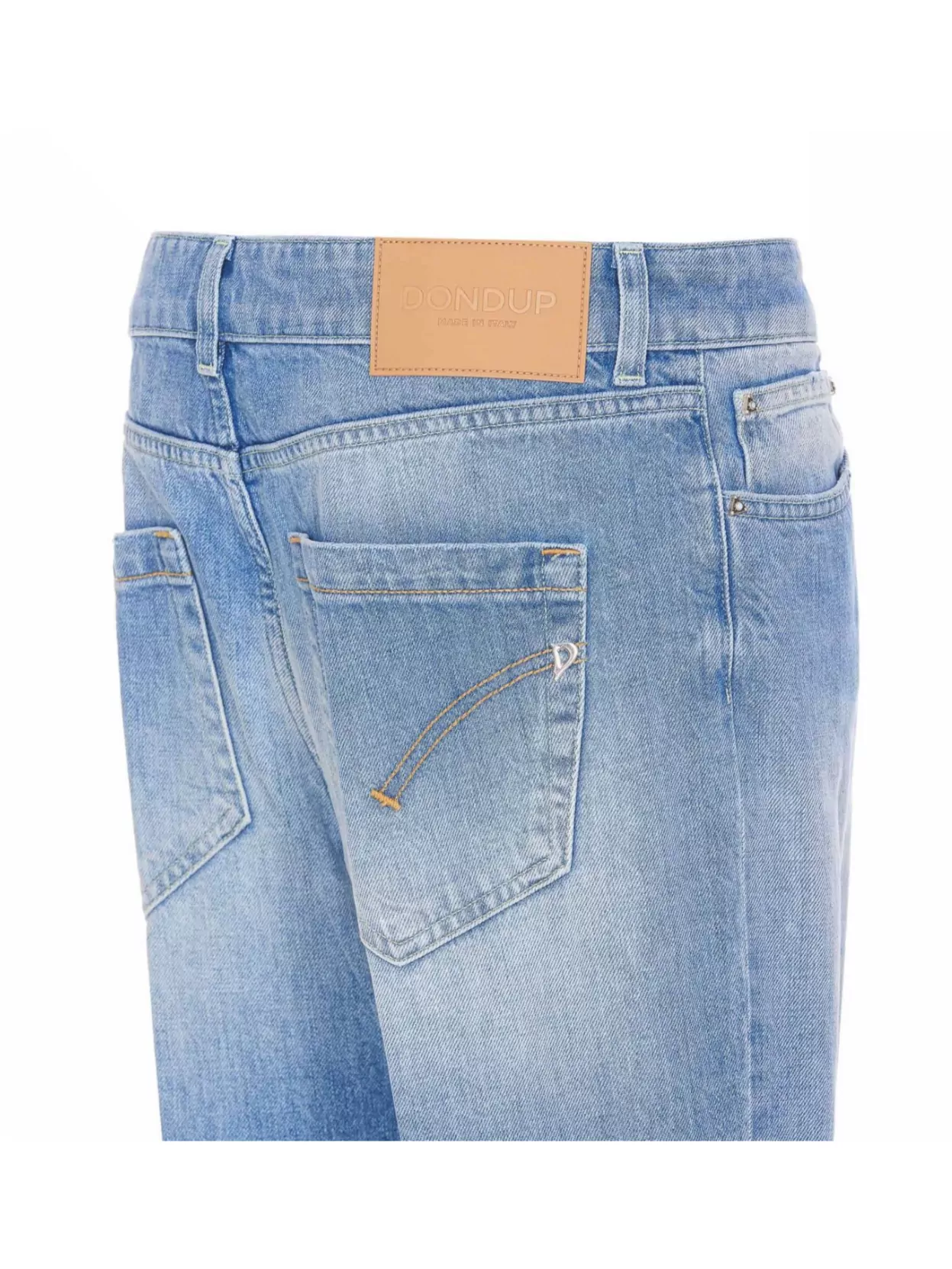 Dondup Trousers Skinny Model Rolled Cuffs