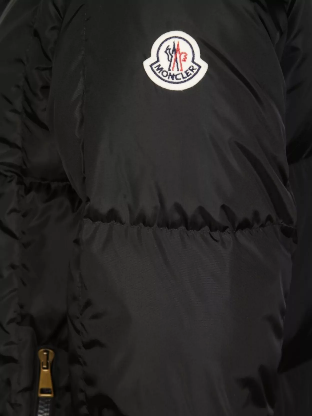 Moncler Long Hooded Quilted Padded Coat