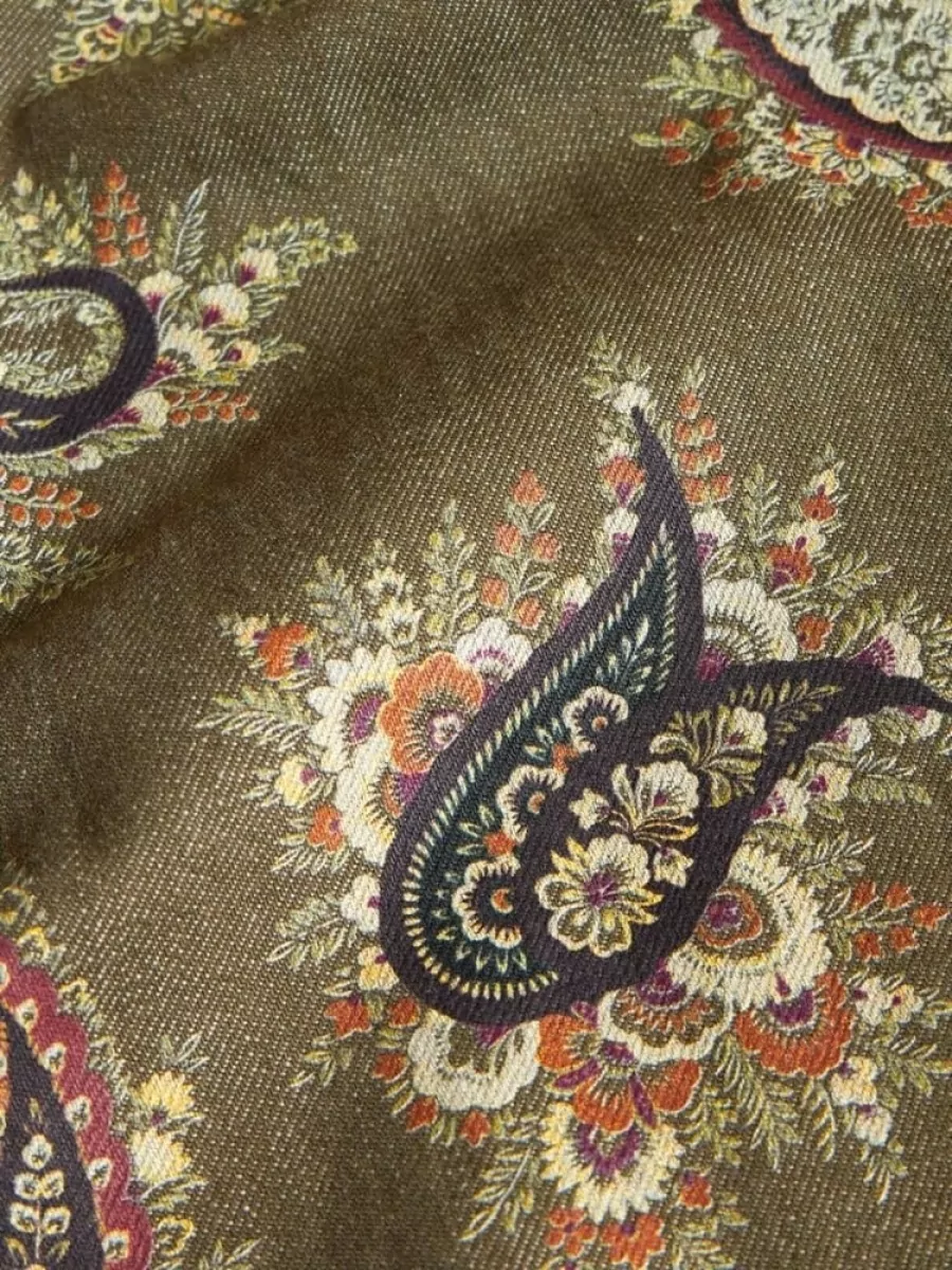 Etro Paisley Print Cotton Shirt Jacket