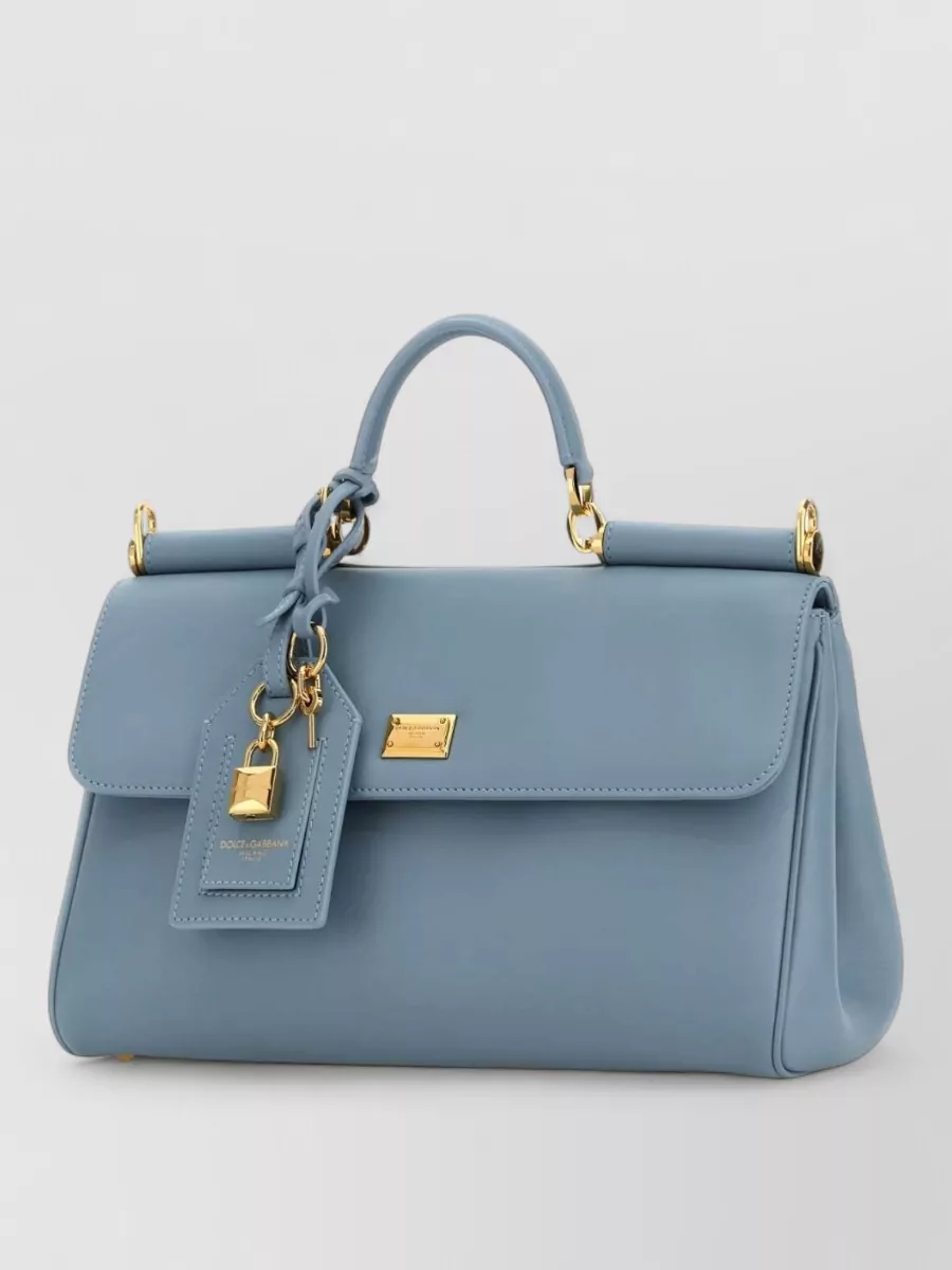 Dolce&Gabbana My Sicily Calf Leather Shoulder Bag