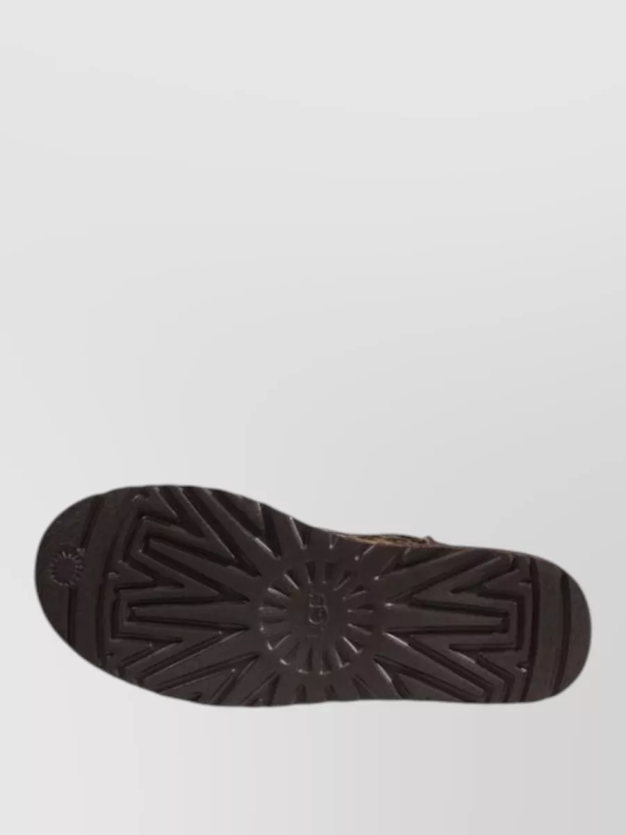Ugg Leather Ankle Slippers
